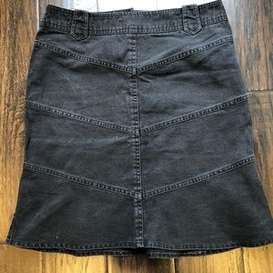 Nanette Lepore black denim skirt